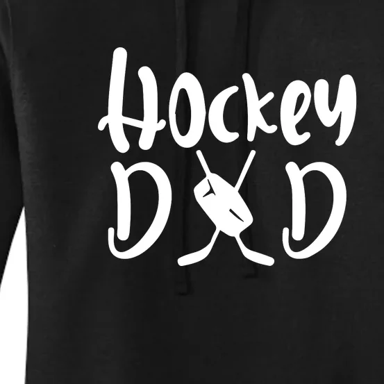 Father's Day Hockey Dad Gift Women's Pullover Hoodie