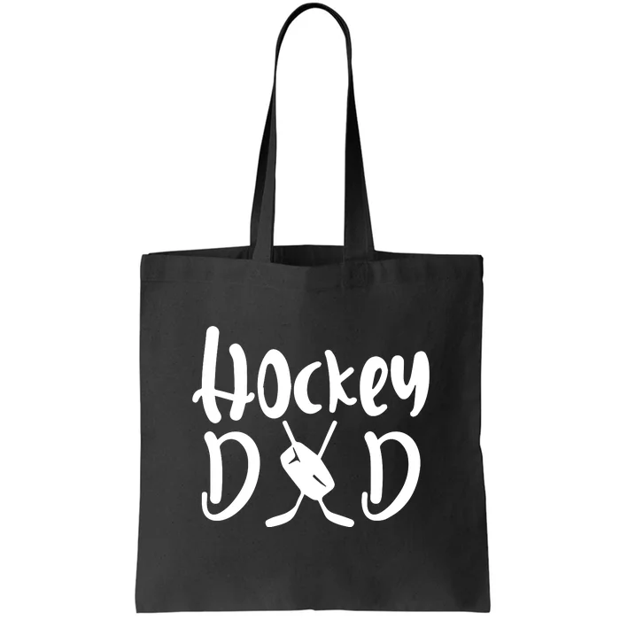 Father's Day Hockey Dad Gift Tote Bag