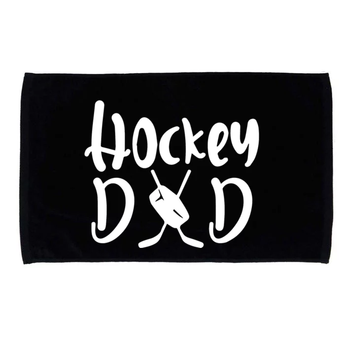 Father's Day Hockey Dad Gift Microfiber Hand Towel