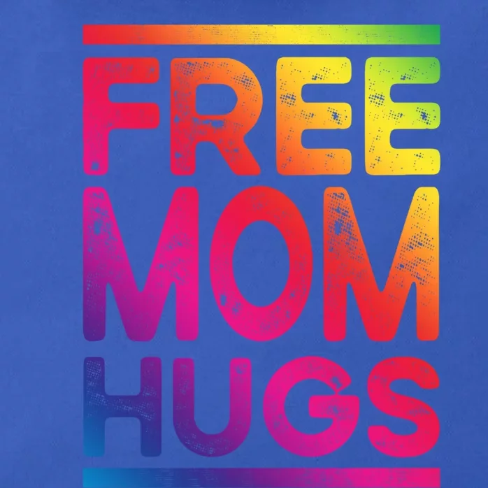 Free Dad Hugs Lgbt Supports Happy Pride Month Fathers Day Gift Zip Tote Bag