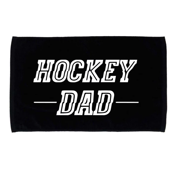 Father's Day Hockey Dad Gift Funny Microfiber Hand Towel