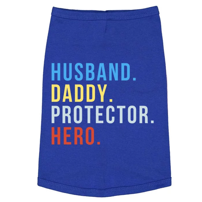 Fathers Day Husband Daddy Protector Hero Gift Doggie Tank