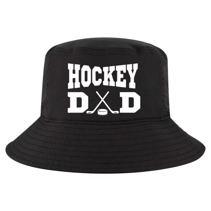 Father's Day Hockey Dad Like Normal Dad But Cooler Gift Funny Cool Comfort Performance Bucket Hat