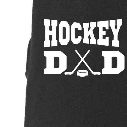 Father's Day Hockey Dad Like Normal Dad But Cooler Gift Funny Doggie 3-End Fleece Hoodie