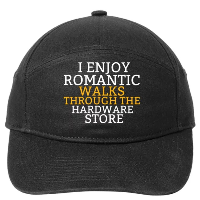 Funny Dad Handyman Hardware Store Tools 7-Panel Snapback Hat