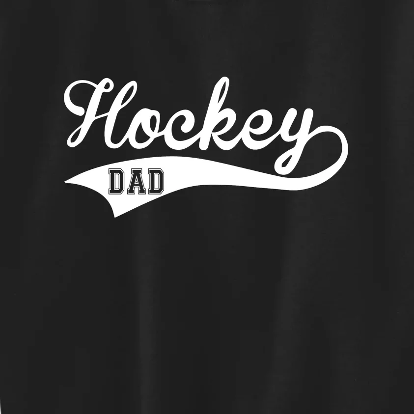 Father's Day Hockey Dad Like Normal Dad But Cooler Gift Hockey Life Kids Sweatshirt