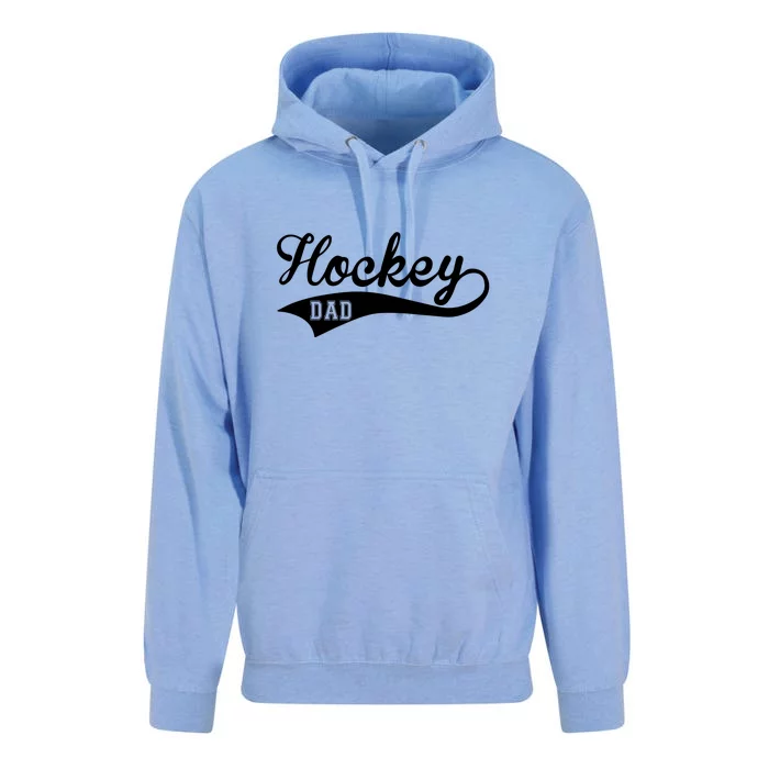 Father's Day Hockey Dad Like Normal Dad But Cooler Gift Hockey Life Unisex Surf Hoodie