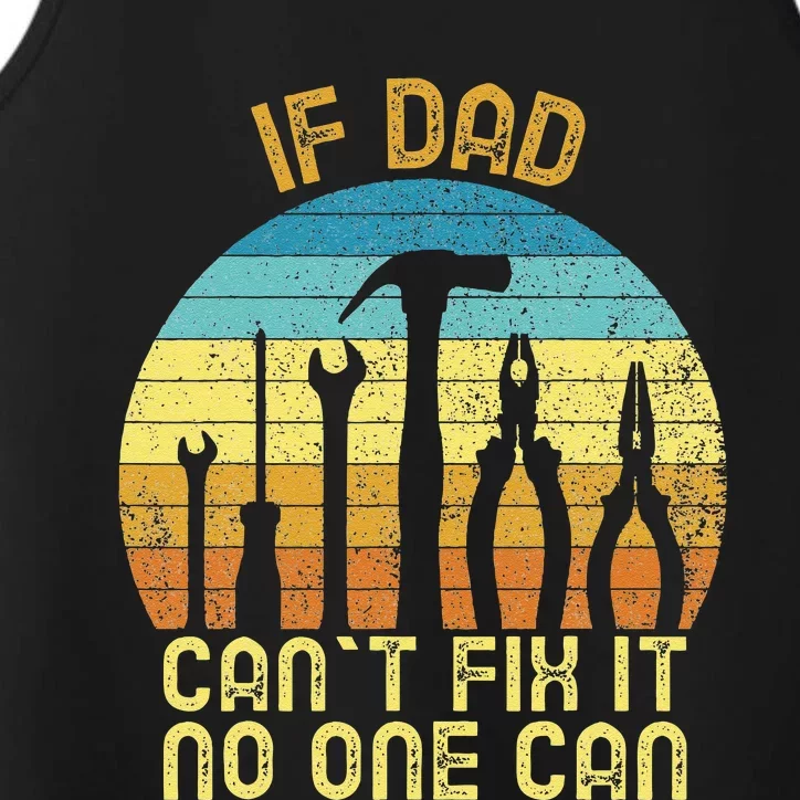 Funny Dad Handyman Hardware Store Tools Fathers Day Performance Tank