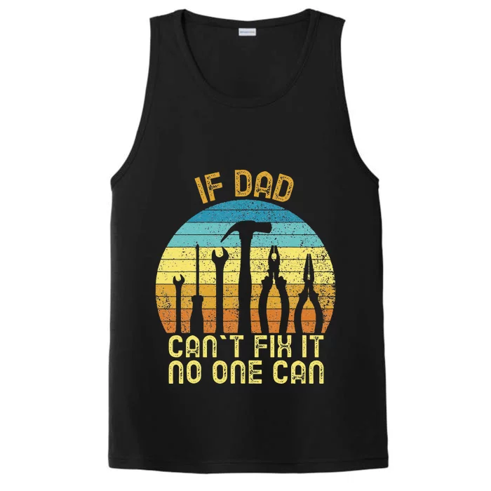 Funny Dad Handyman Hardware Store Tools Fathers Day Performance Tank