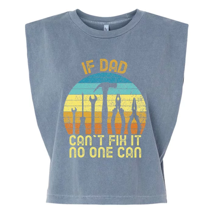 Funny Dad Handyman Hardware Store Tools Fathers Day Garment-Dyed Women's Muscle Tee