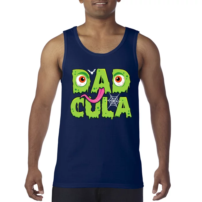 Funny Dadcula Halloween Dad Costume For Family Matching Tank Top