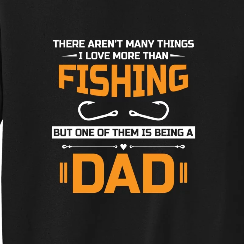 Father's Day Hunting Boat Husband Dad Fishing Legend Gift Fishing Dad Tall Sweatshirt