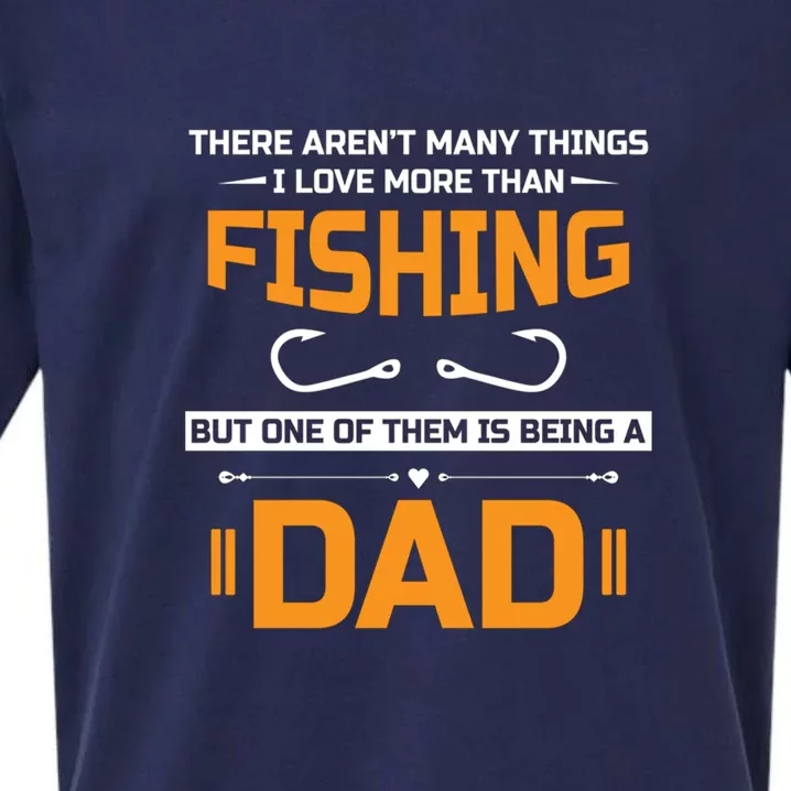 Father's Day Hunting Boat Husband Dad Fishing Legend Gift Fishing Dad Sueded Cloud Jersey T-Shirt