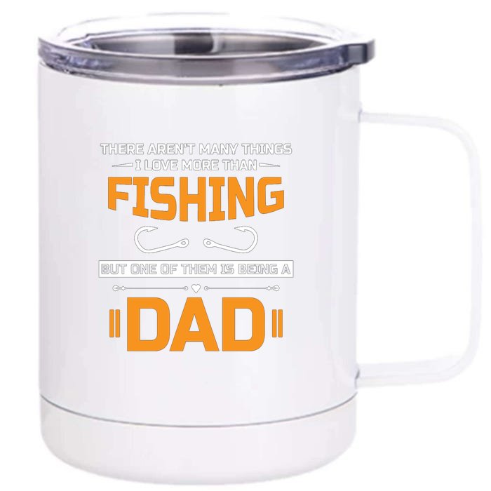 Father's Day Hunting Boat Husband Dad Fishing Legend Gift Fishing Dad Front & Back 12oz Stainless Steel Tumbler Cup