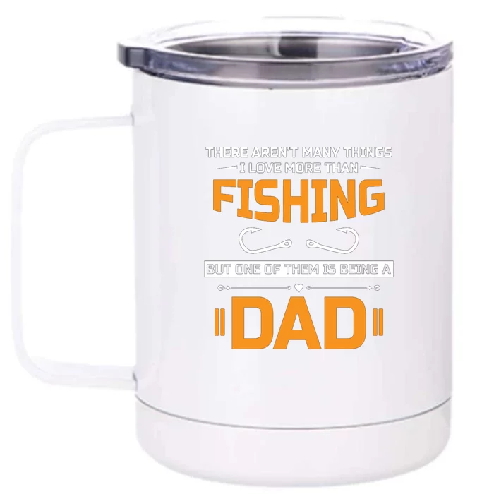 Father's Day Hunting Boat Husband Dad Fishing Legend Gift Fishing Dad Front & Back 12oz Stainless Steel Tumbler Cup