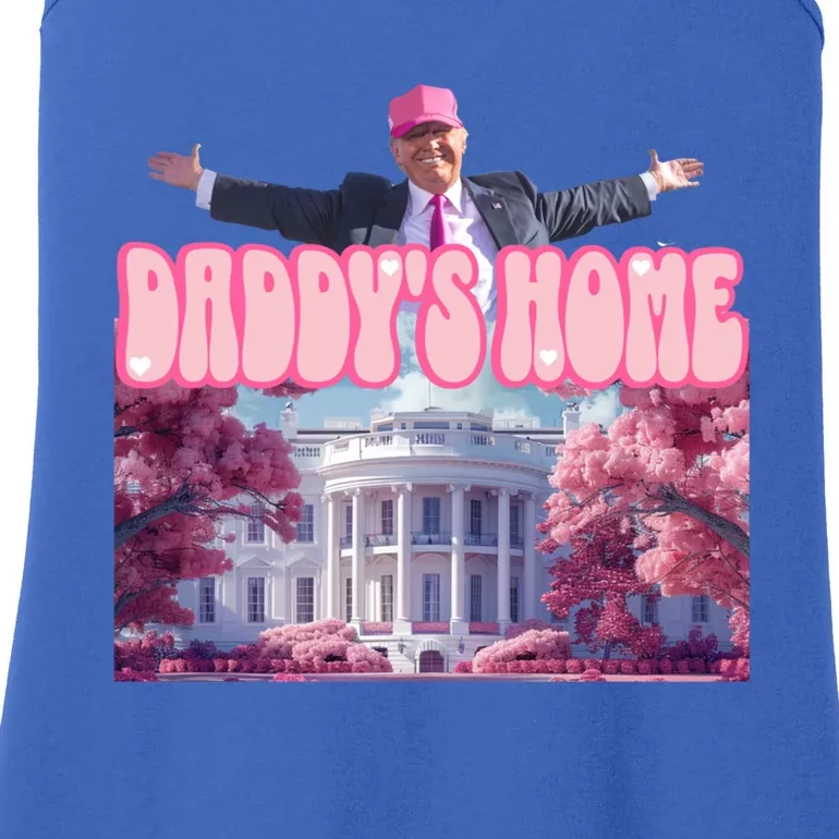 Funny DaddyS Home Trump 2024 Take America Back 2024 Gift Ladies Essential Tank