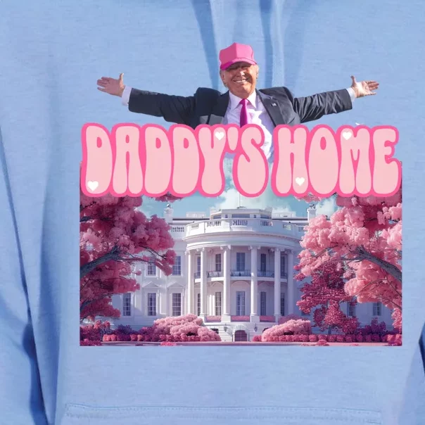 Funny DaddyS Home Trump 2024 Take America Back 2024 Gift Unisex Surf Hoodie