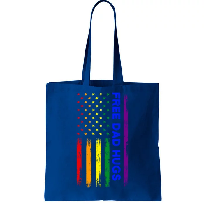 Free Dad Hugs Lgbt Pride Gift Tote Bag