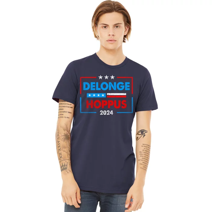 Funny Delonge Hoppus 2024 For President Voting Election 2024 Usa Premium T-Shirt