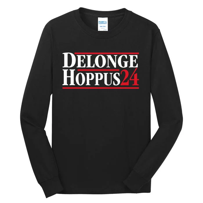 Funny Delonge Hoppus 2024 For President Voting Election 2024 Usa Tall Long Sleeve T-Shirt