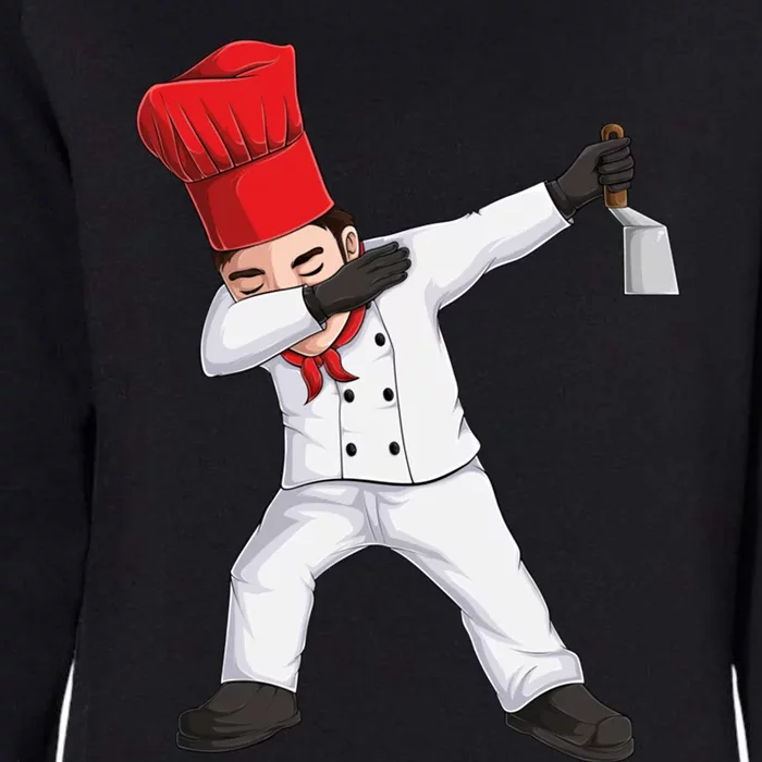 Funny Dabbing Hibachi Chef Cook Costume Cooking Cute Gift Womens California Wash Sweatshirt