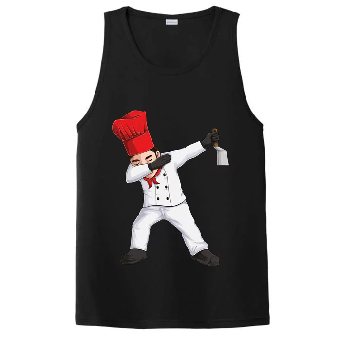 Funny Dabbing Hibachi Chef Cook Costume Cooking Cute Gift Performance Tank