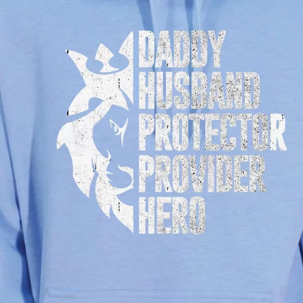 Funny Daddy Husband Protector Provider Hero For Father Day Unisex Surf Hoodie