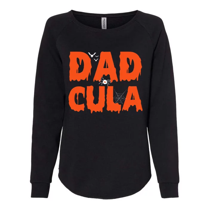 Funny Dadcula Halloween Dad Dracula Costume Momster Matching Womens California Wash Sweatshirt