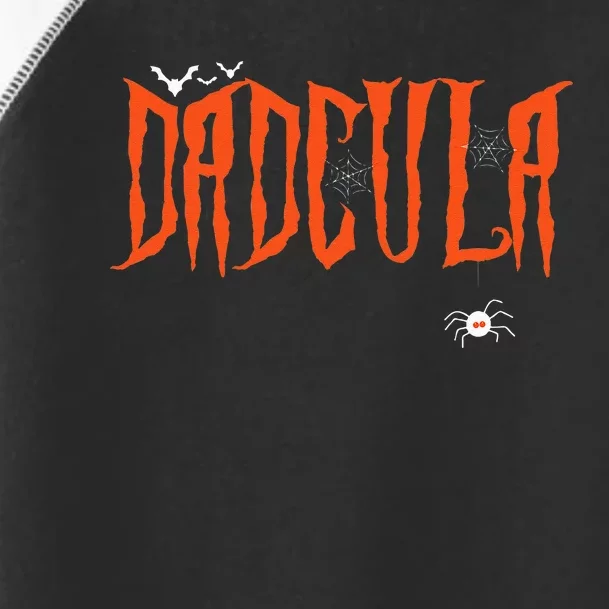 Funny Dadcula Halloween Dad Dracula Costume Momster Matching Toddler Fine Jersey T-Shirt