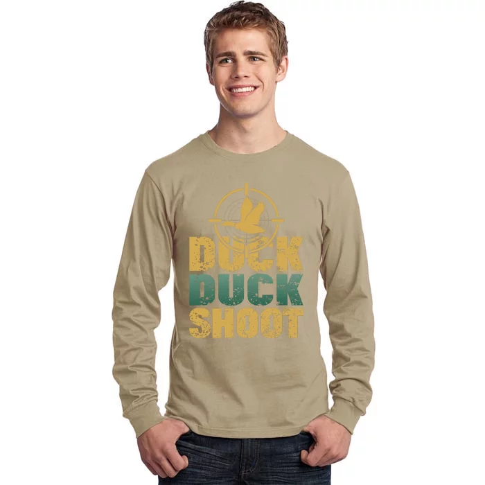 Funny Duck Hunting Gift For Hunter Tall Long Sleeve T-Shirt