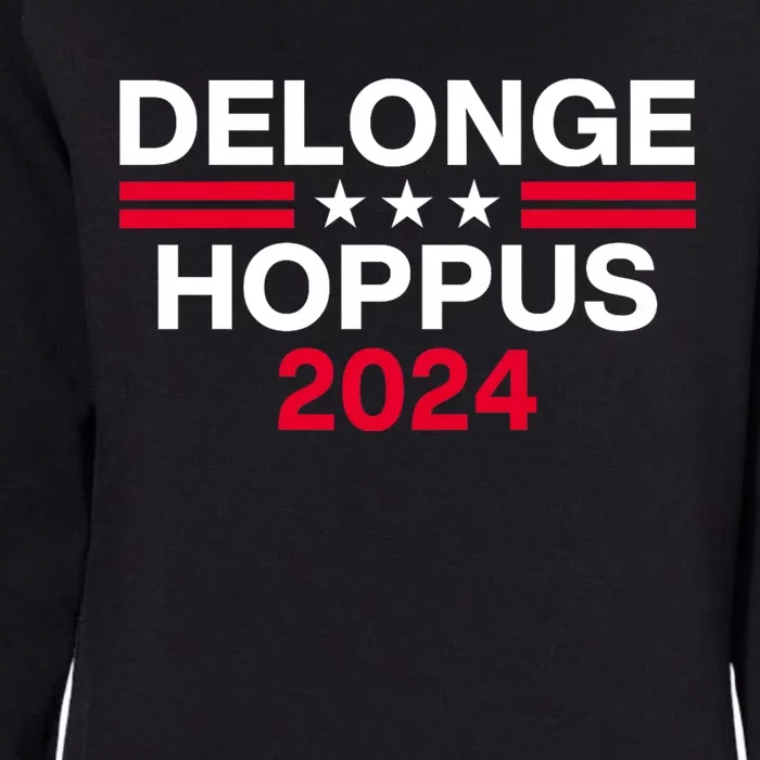 Funny Delonge Hoppus 2024 For President Womens California Wash Sweatshirt