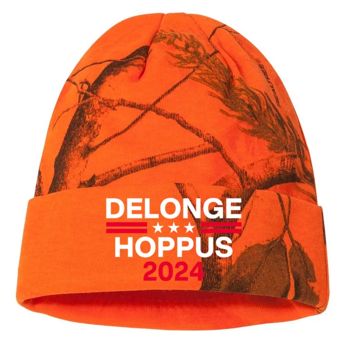 Funny Delonge Hoppus 2024 For President Kati - 12in Camo Beanie