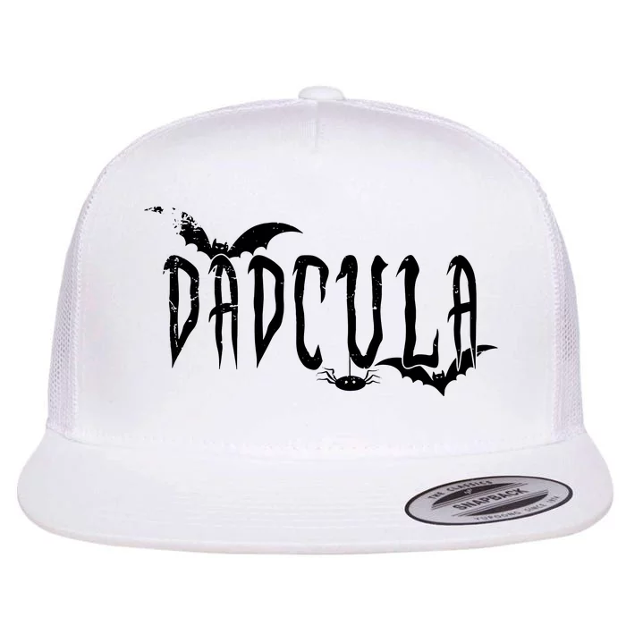 Funny Dadcula Halloween Dad Costume Momster Family Matching Flat Bill Trucker Hat