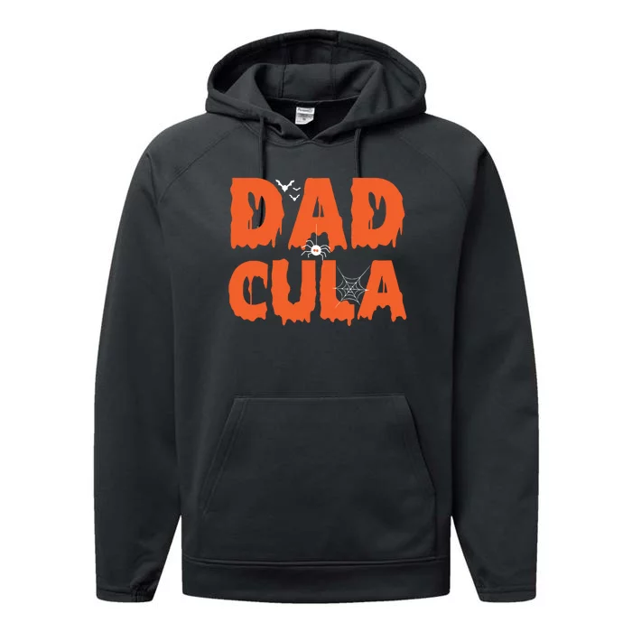 Funny Dadcula Halloween Dad Dracula Costume Momster Matching Performance Fleece Hoodie