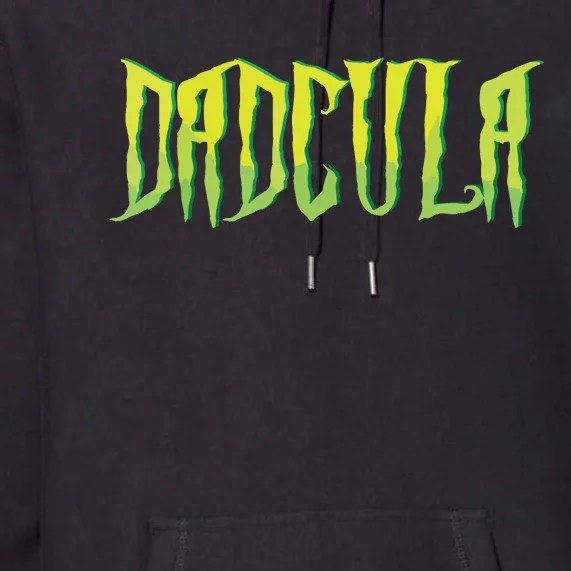 Funny Dadcula Halloween Dad Couples Matching Costume Premium Hoodie