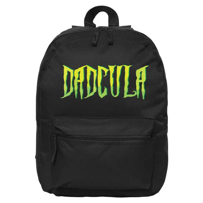 Funny Dadcula Halloween Dad Couples Matching Costume 16 in Basic Backpack