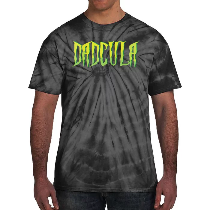 Funny Dadcula Halloween Dad Couples Matching Costume Tie-Dye T-Shirt