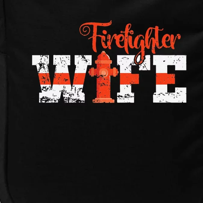 Fire Department Hydrant Firefighter Wife Impact Tech Backpack