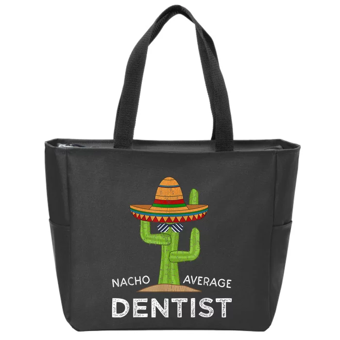 Fun Dental Humor Gifts Funny Meme Saying Dentist Zip Tote Bag