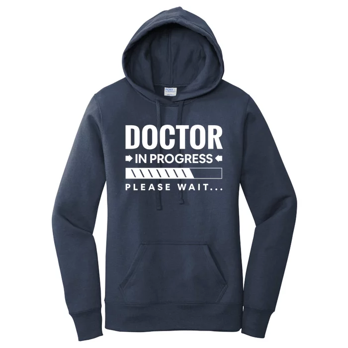 Funny Doctor In Progress Medical Students Funny Gift Women's Pullover Hoodie