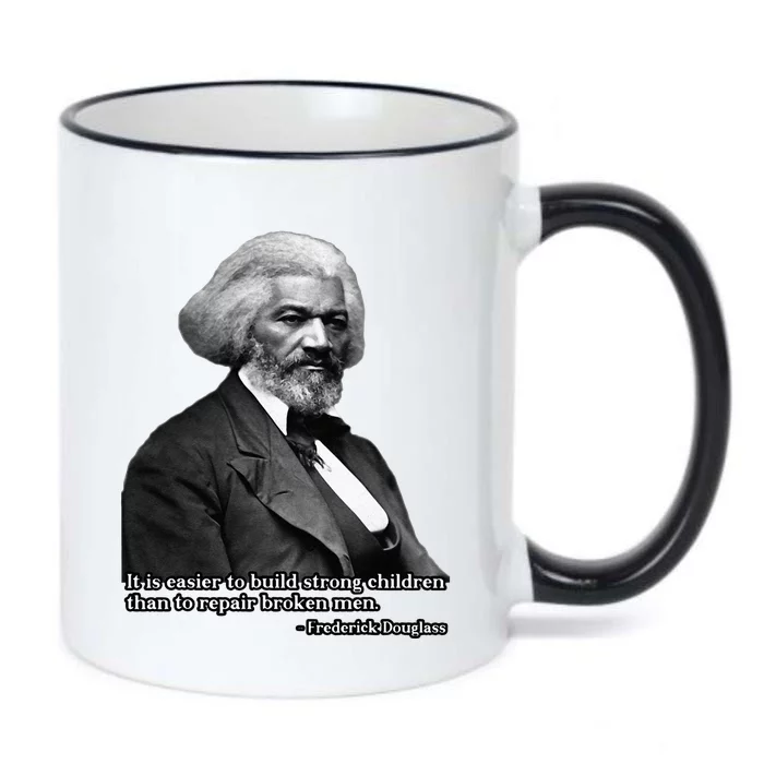 Frederick Douglass Inspirational Quote Black History Month Black Color Changing Mug