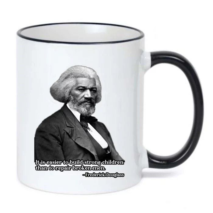 Frederick Douglass Inspirational Quote Black History Month Funny Gift Black Color Changing Mug