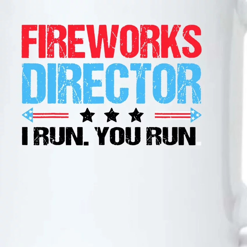 Fireworks Director I Run You Run Black Color Changing Mug