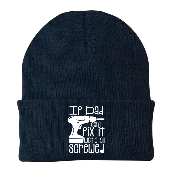 Fathers Day If Dad Cant Fix It Knit Cap Winter Beanie