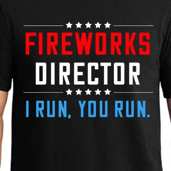 Fireworks Director I Run You Run Pajama Set