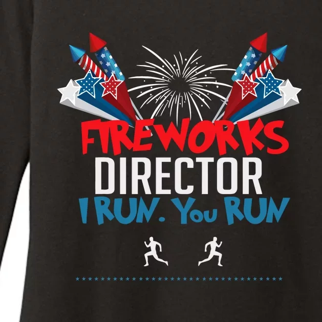 Fireworks Director I Run You Run Womens CVC Long Sleeve Shirt