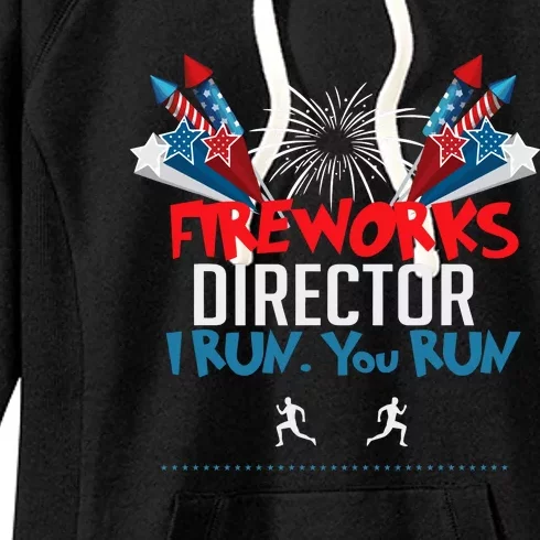 Fireworks Director I Run You Run Women's Fleece Hoodie