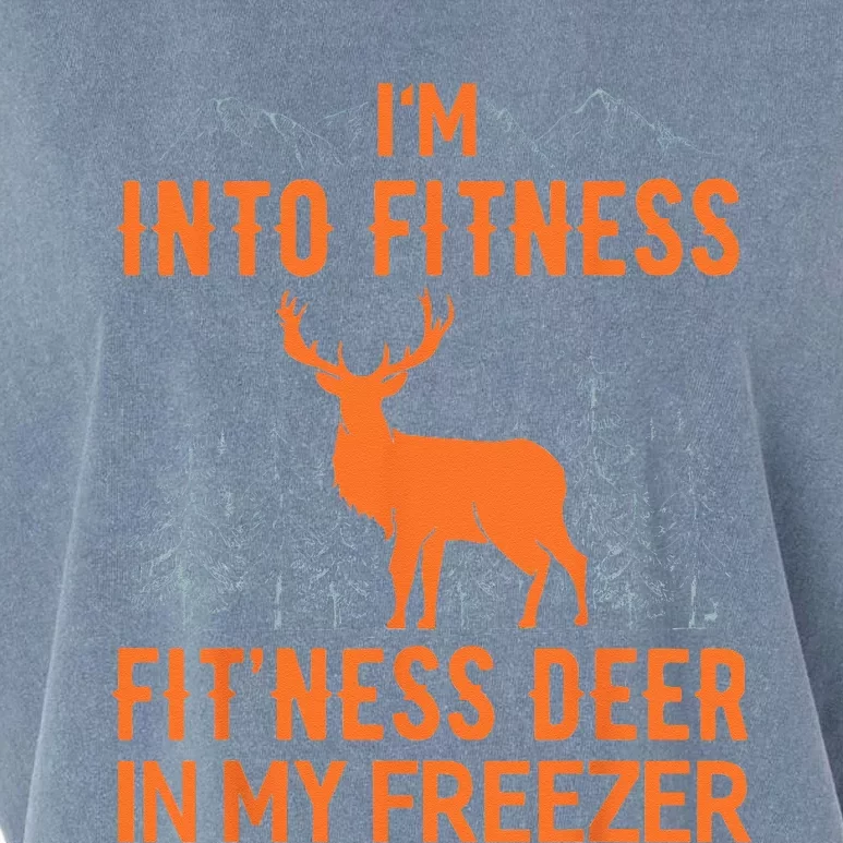 Fitness Deer In My Freezer Deer Deer Hunting Garment-Dyed Women's Muscle Tee