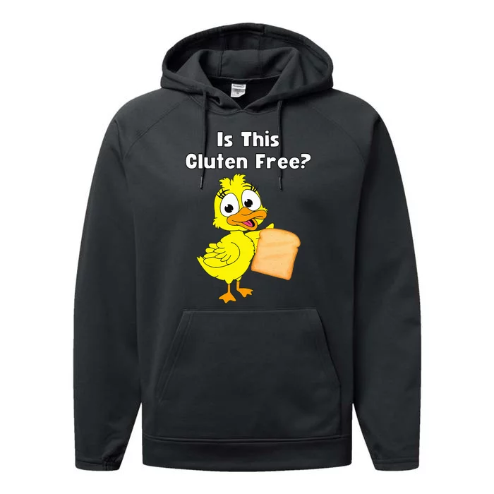 Funny Duck Is This Gluten Free Performance Fleece Hoodie