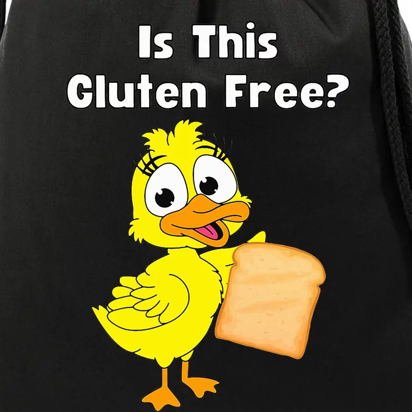 Funny Duck Is This Gluten Free Drawstring Bag